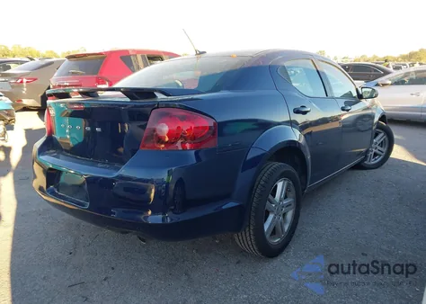 2013 Dodge Avenger Se V6 z USA, uszkodzony, nr VIN 1C3CDZAG8DN582475